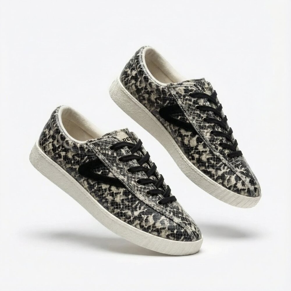 Tretorn NY Lite 3 Plus Python-Print Sneaker